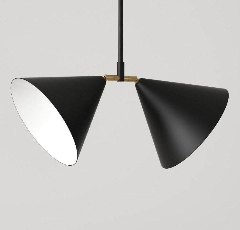 Tedesco Lampada a sospensione doppia di Atelier A Light in vendita