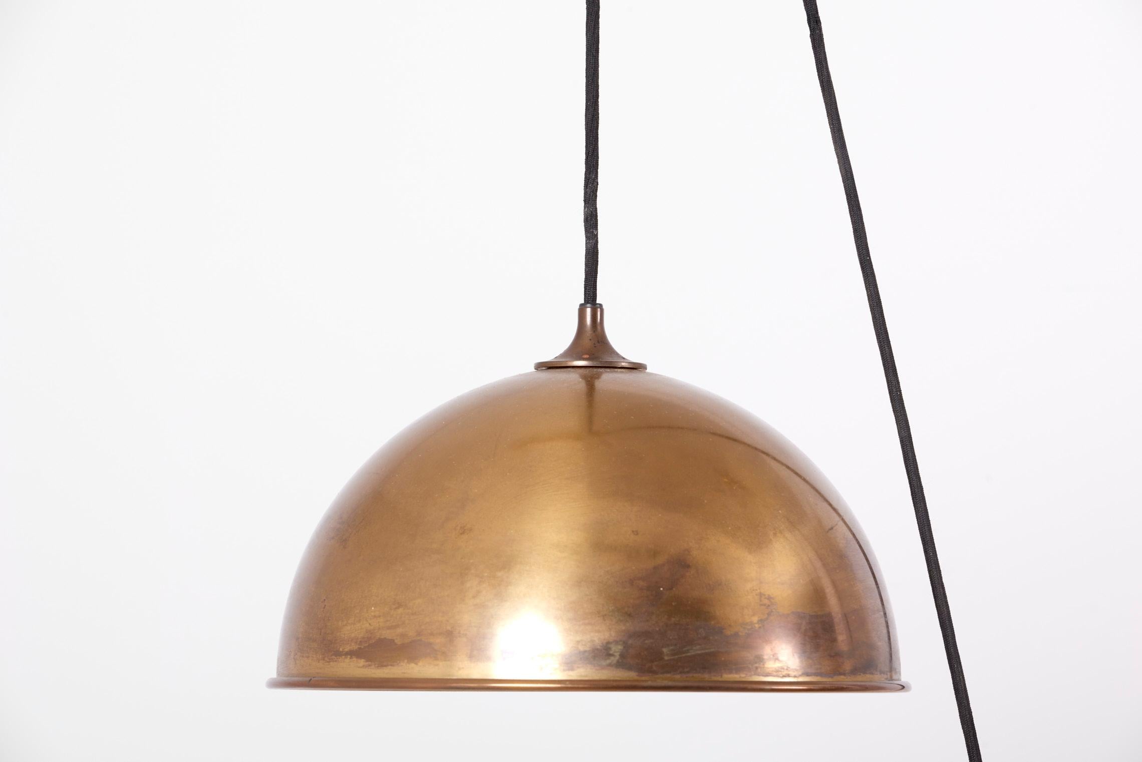 Double Posa Pendant Lamp with Side Counter Weights by Florian Schulz, 1970s 10