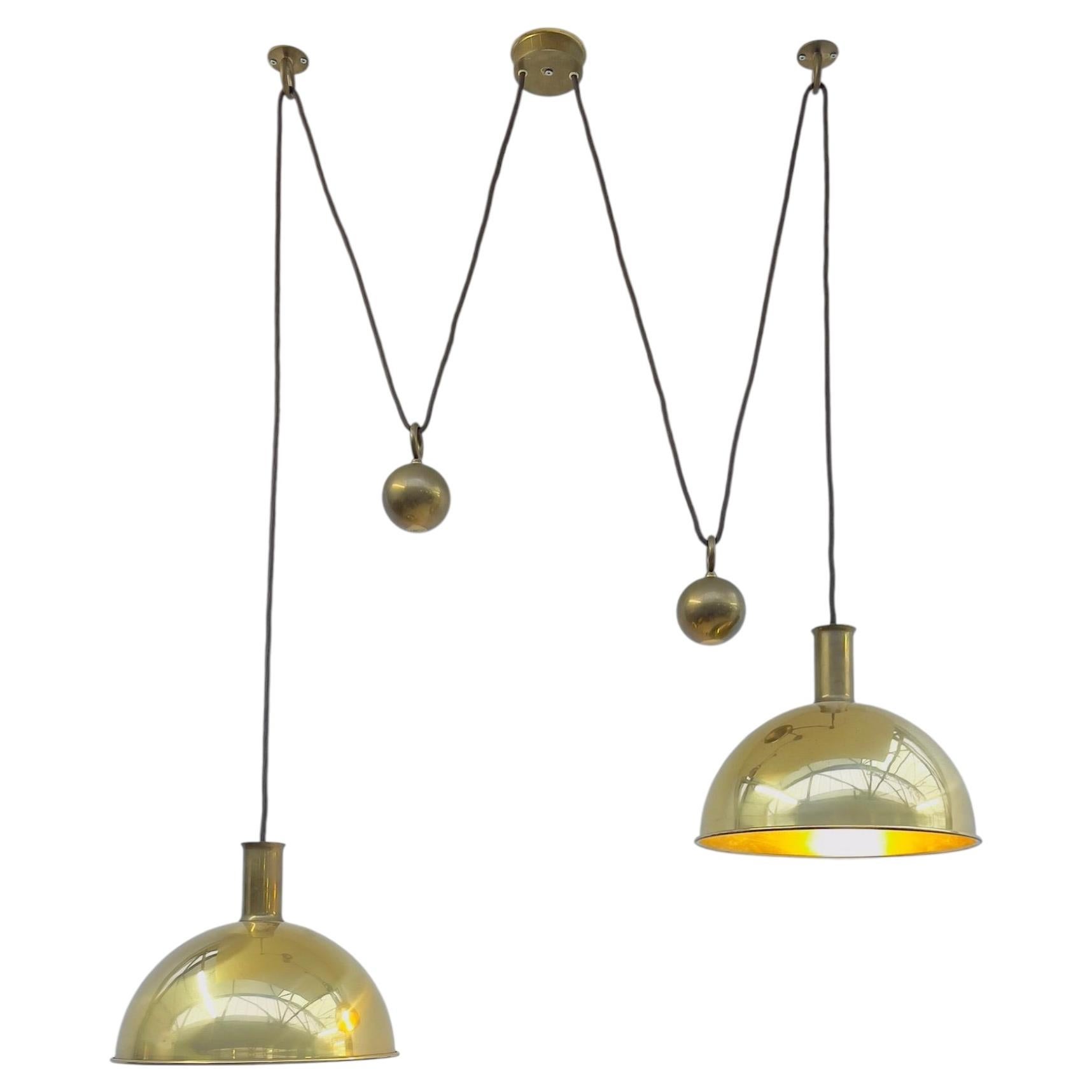Double 'Posa' Variant pendant by Florian Schulz For Sale
