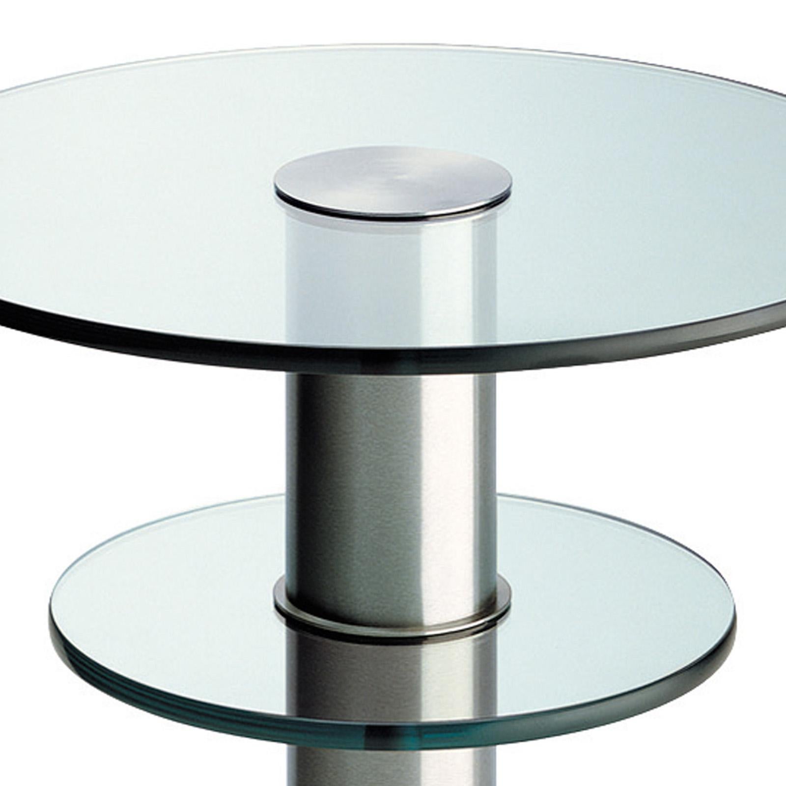Italian Double Rings Side Table For Sale
