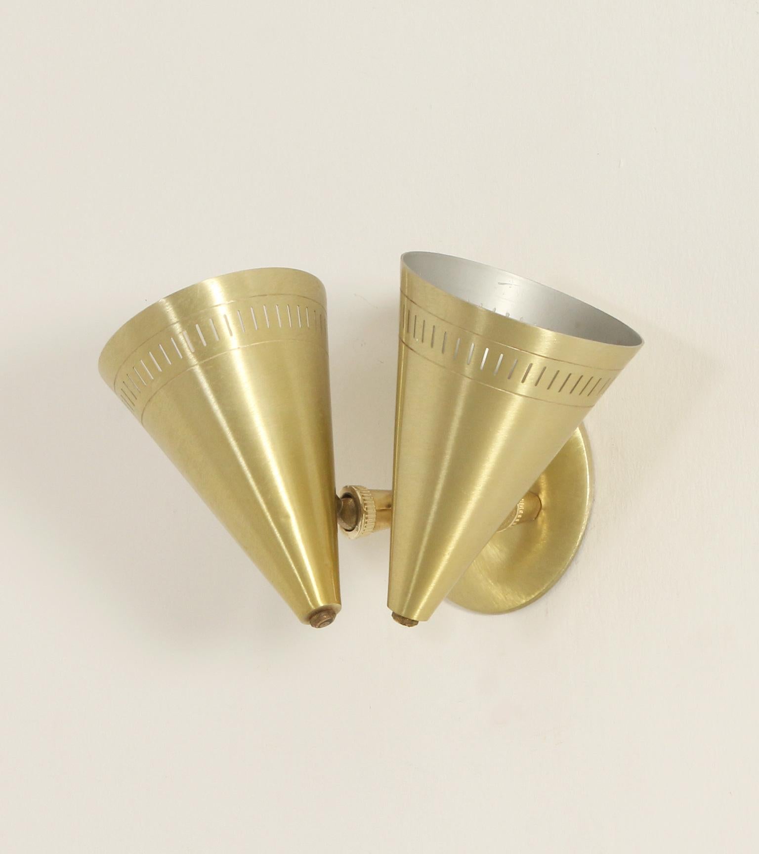 Mid-Century Modern Applique Rotary de Lightcraft of California, années 1950 en vente