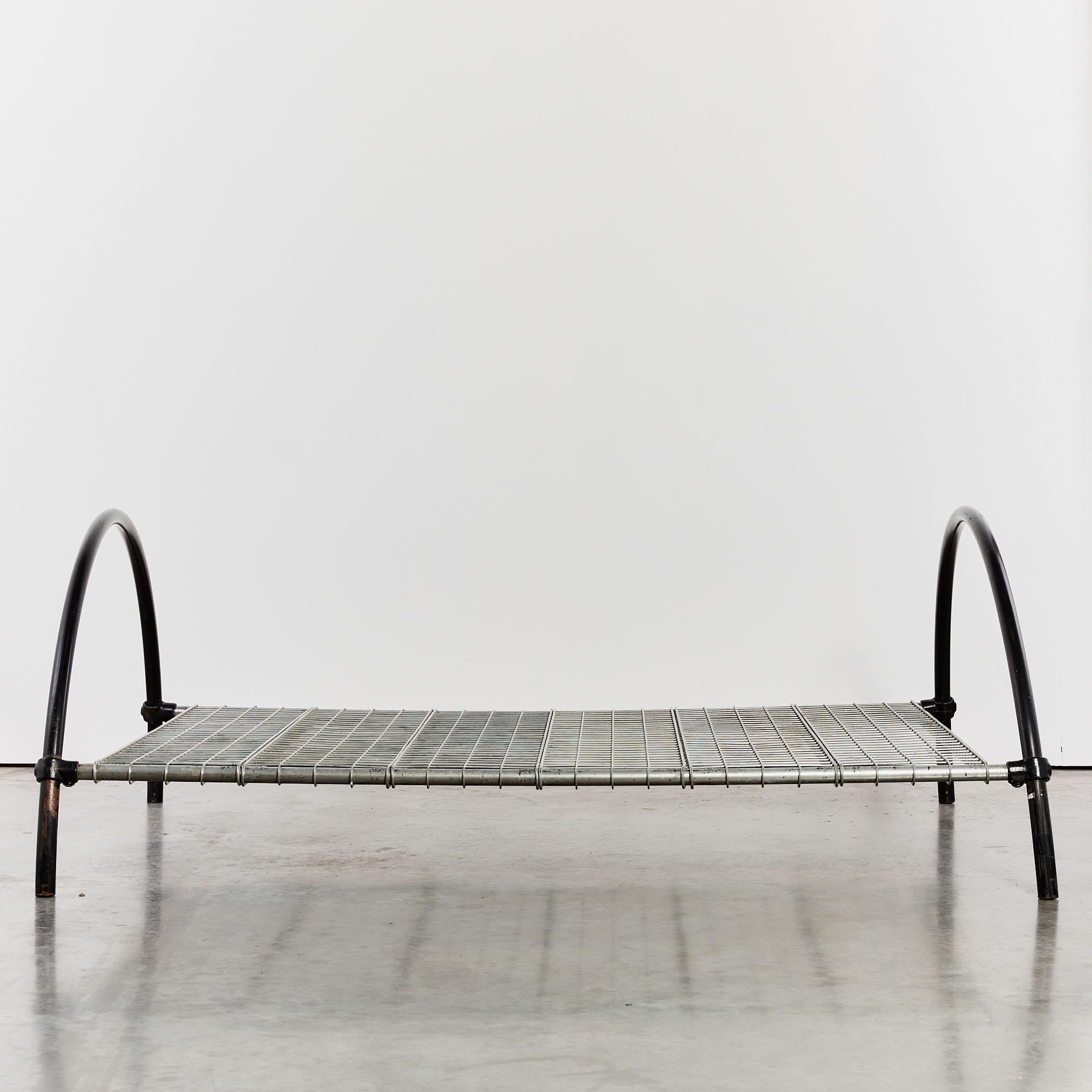 Post-Modern Double Round rail bed by Ron Arad for One Off⁠ For Sale
