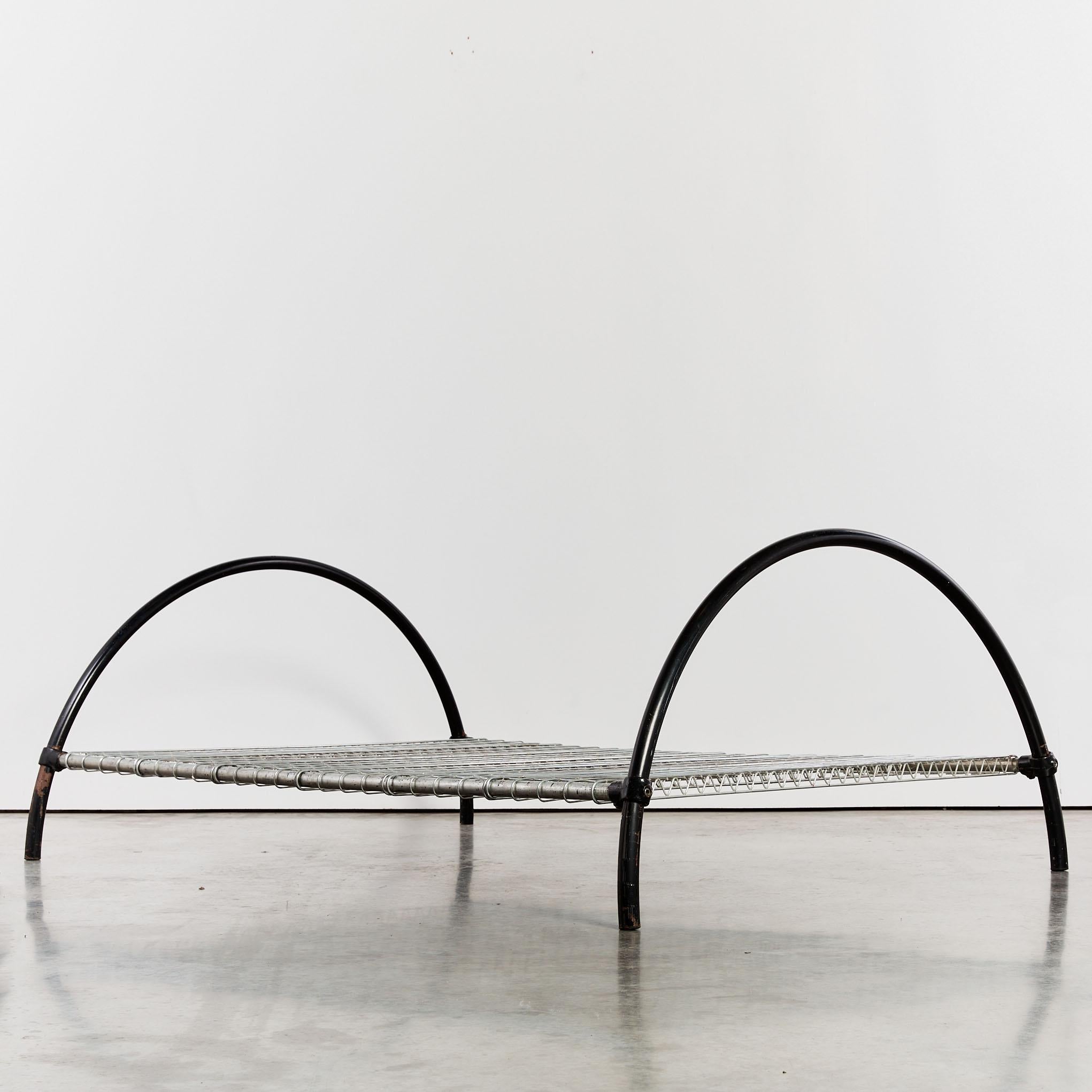 European Double Round rail bed by Ron Arad for One Off⁠ For Sale