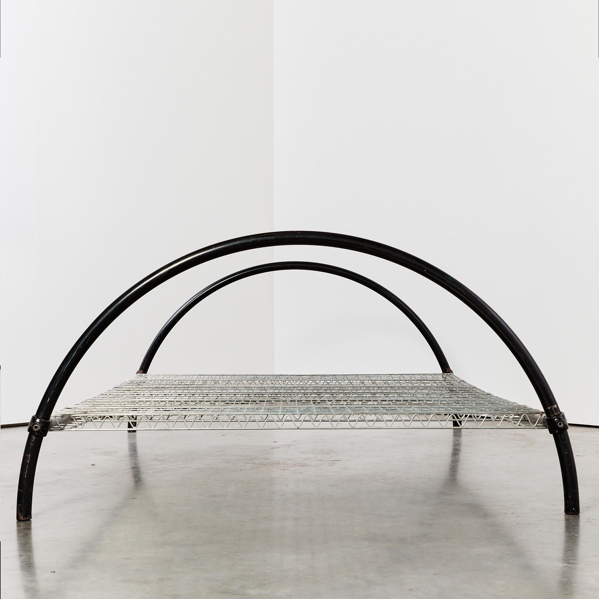 Double Round rail bed by Ron Arad for One Off⁠ For Sale 1
