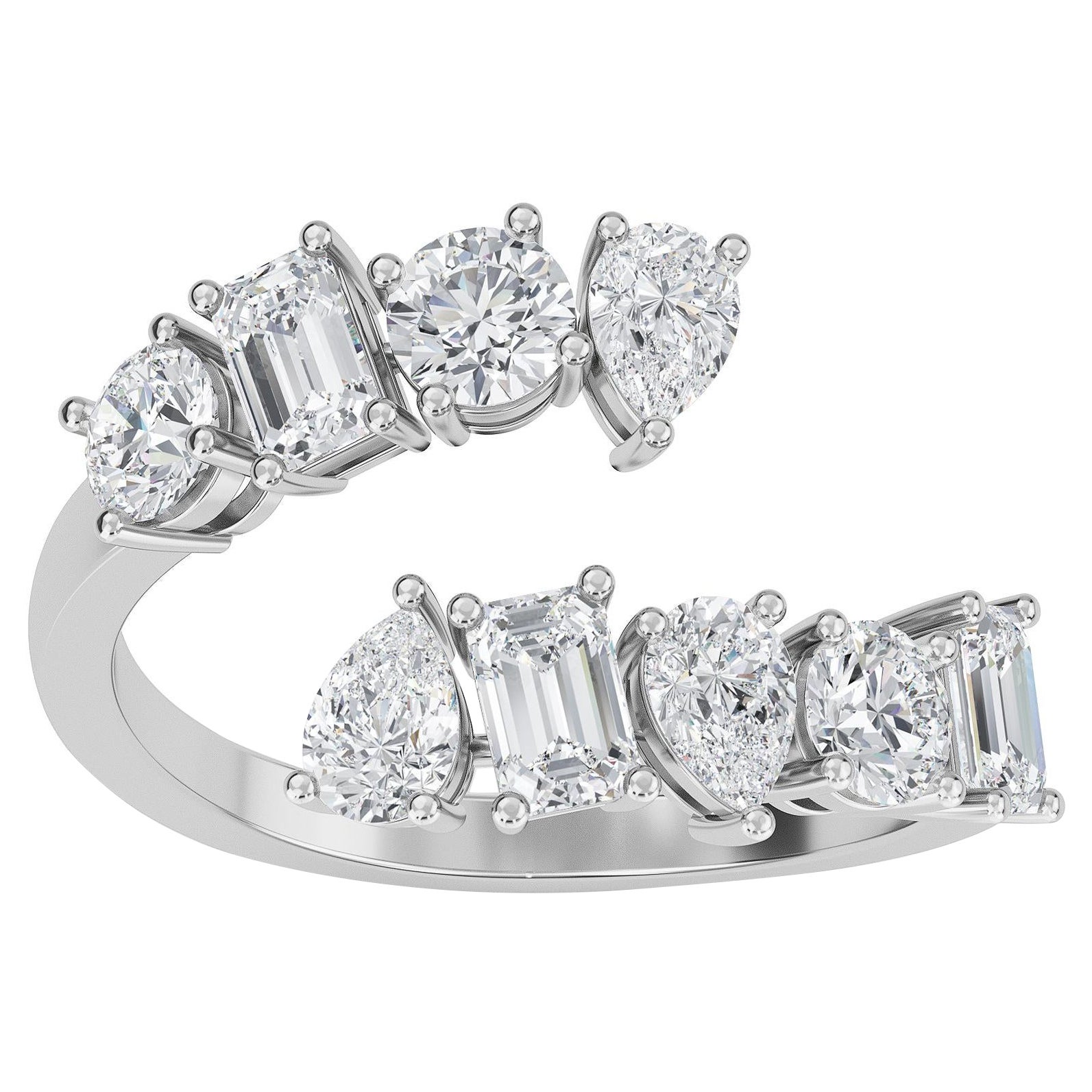 Im Angebot: Concoction Twist Bulky Ring von Rupali Adani Fine Jewellery, Zweireihiger Ring ()