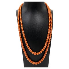 Coral Beaded Necklaces