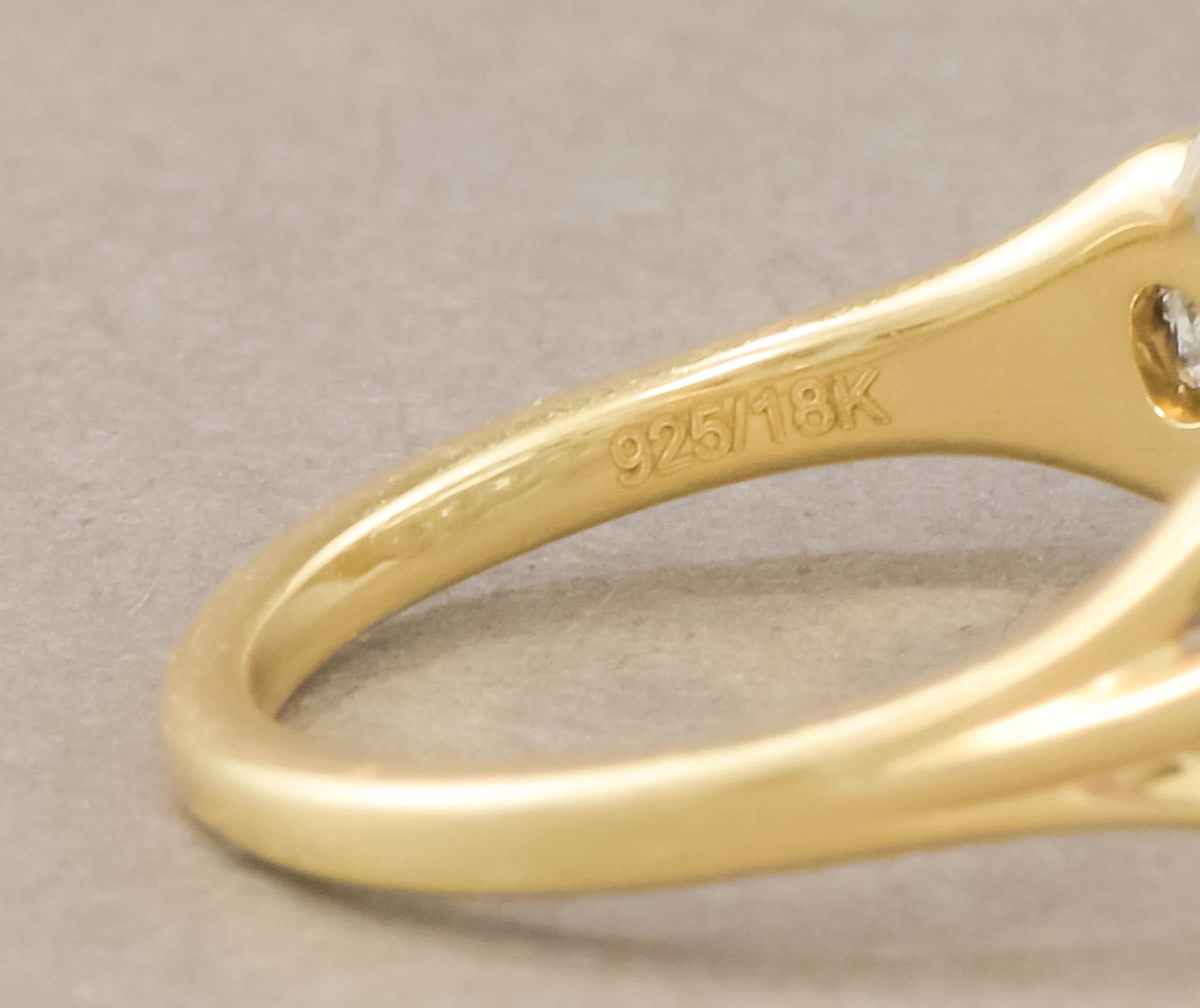 Doppelreihiger Ring mit antiken Diamanten – Hochzeit, Jahrestag oder Stapelring im Angebot 8