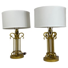 Double Scroll Table Lamp