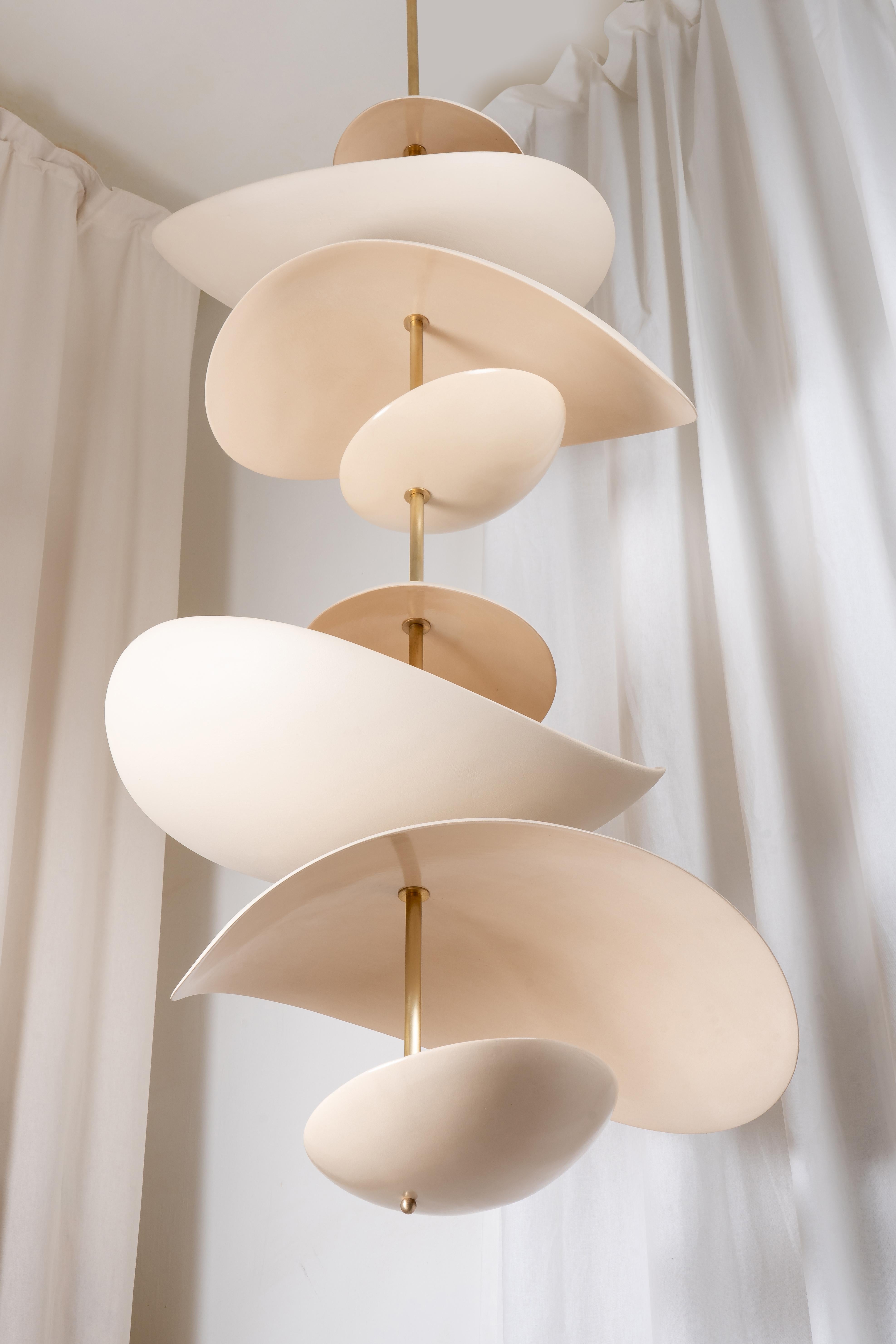 Other Double Selene Pendant Lamp by Elsa Foulon For Sale
