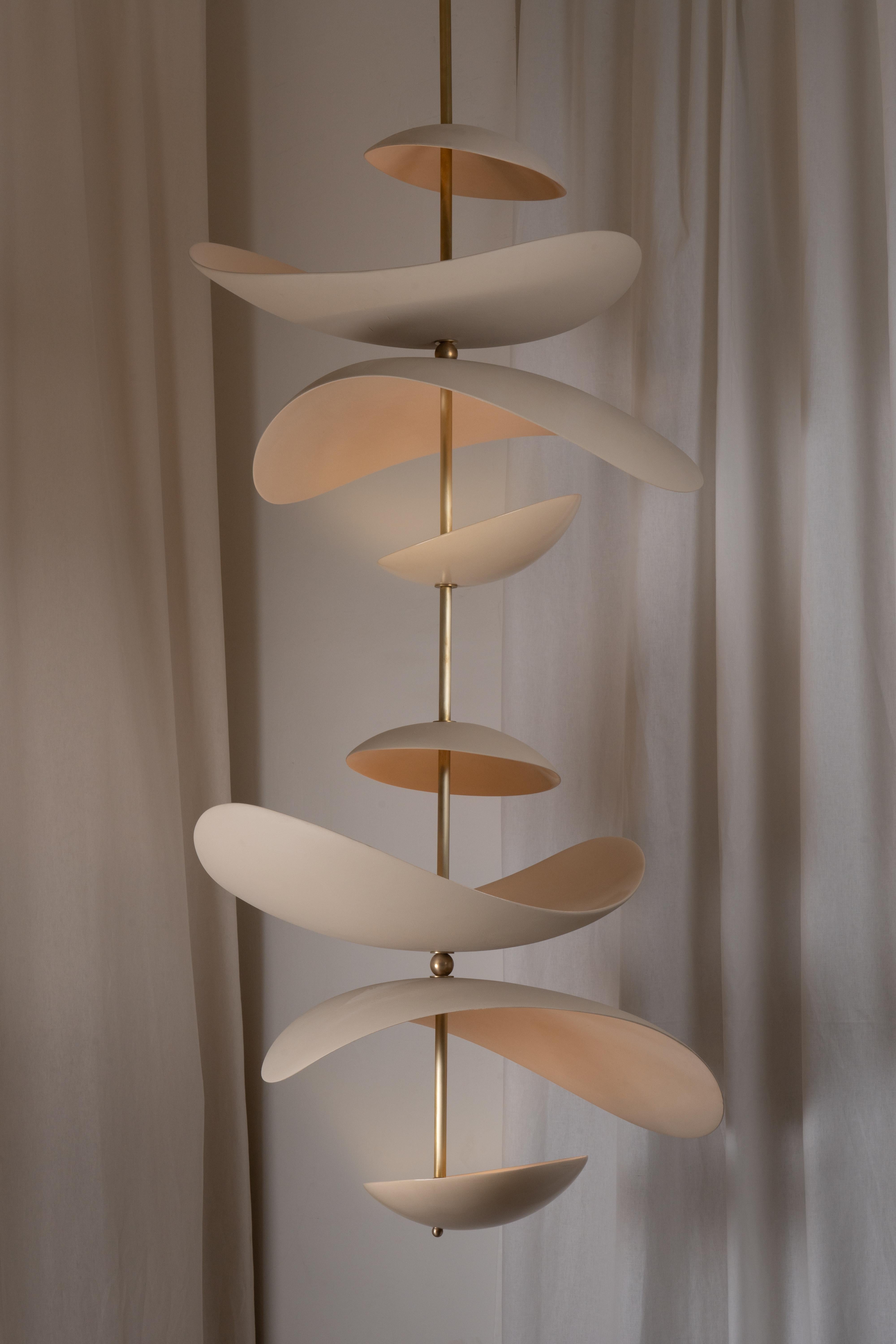 Double Selene Pendant Lamp by Elsa Foulon In New Condition For Sale In Geneve, CH