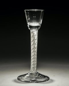 Double Series Air Twist Cordial Glass