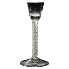 Double Series Air Twist Cordial Glass