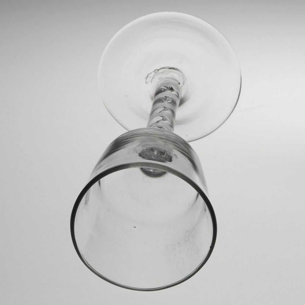 Air Twist Georgianisches Weinglas um 1750 im Zustand „Gut“ im Angebot in Tunbridge Wells, GB