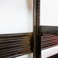 Doppelregalschrank aus Metall von Strafor, 1930er Jahre