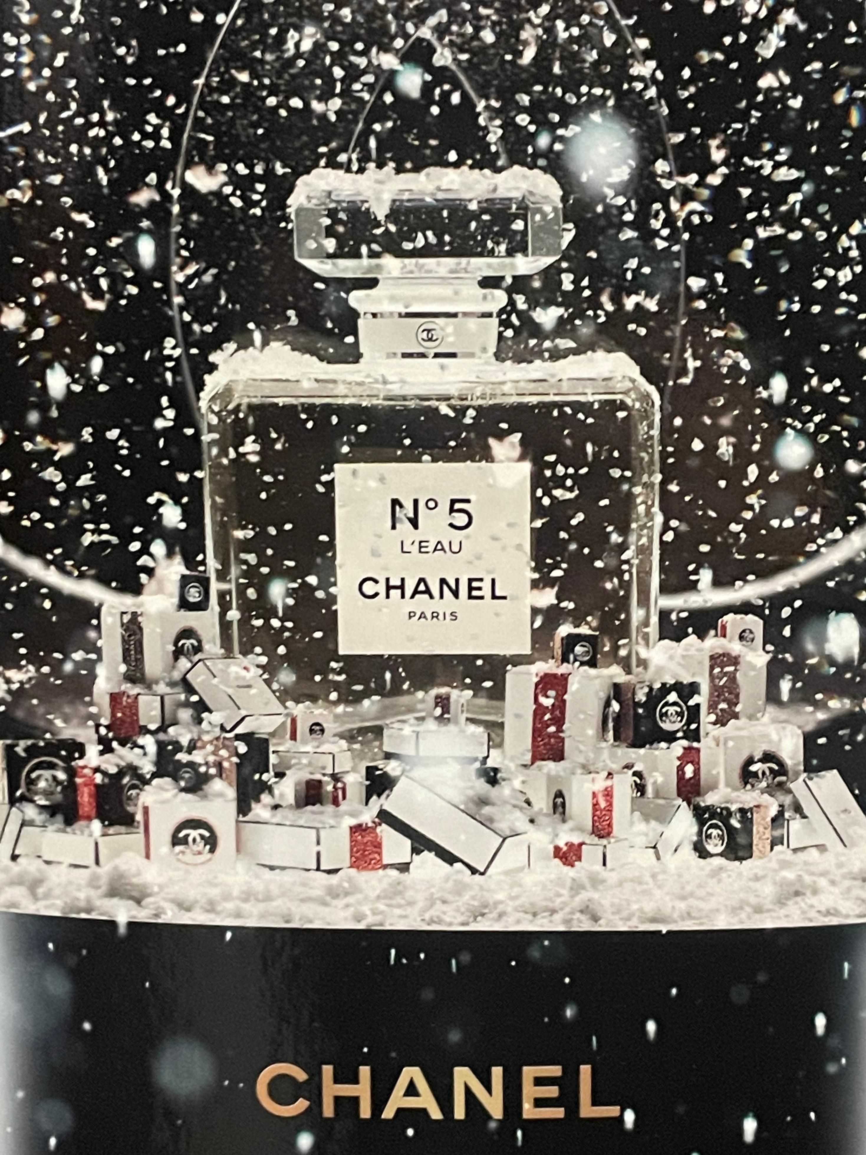 Painted Double-sided advertising sign “Chanel” For Sale