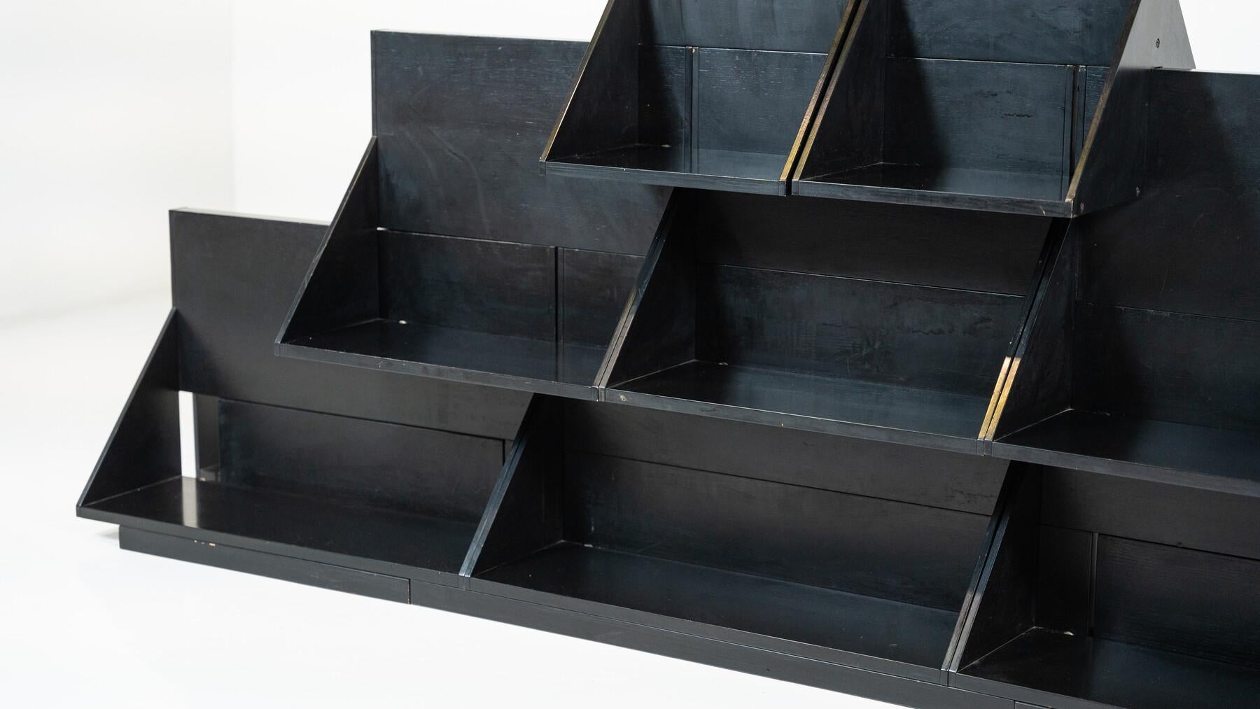 Mid-Century moderno Libreria bifacciale 