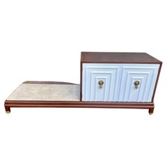 Double Sided Cabinet with Marble Side by Renzo Rutilli for Johnson Furniture