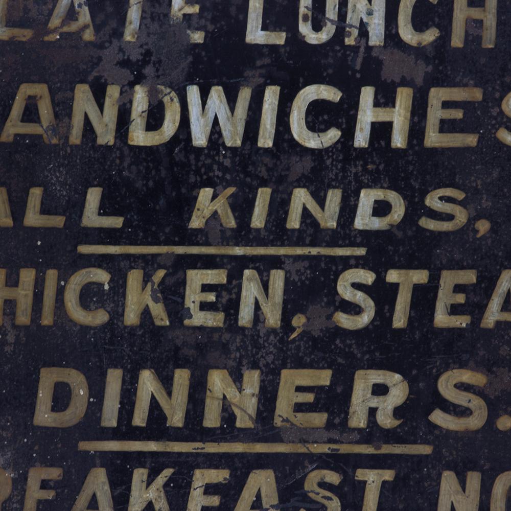 American Double Sided Diner Sign