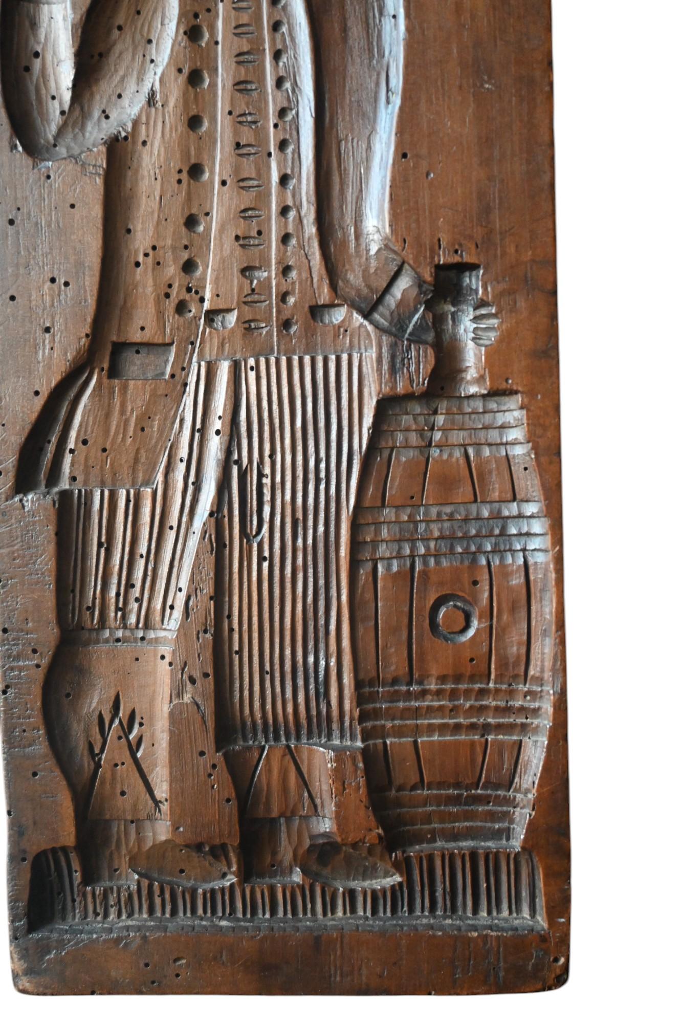 Dutch Double-sided Gingerbread Mold, 19th Century For Sale