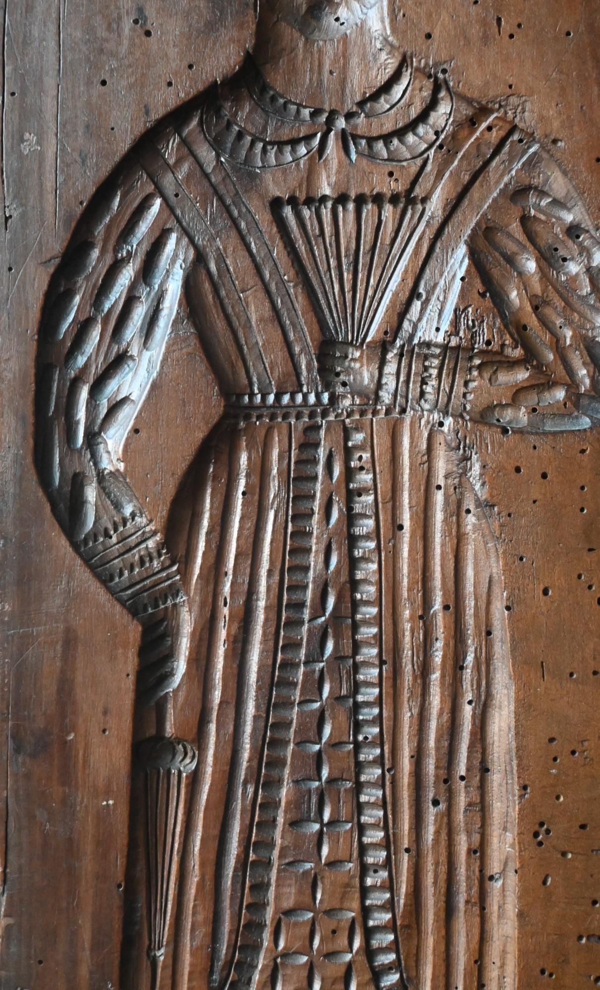 Wood Double-sided Gingerbread Mold, 19th Century For Sale
