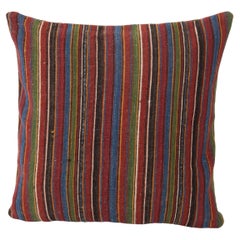 Double Sided Kilim Pillow Cover Made From an Antique Kilim