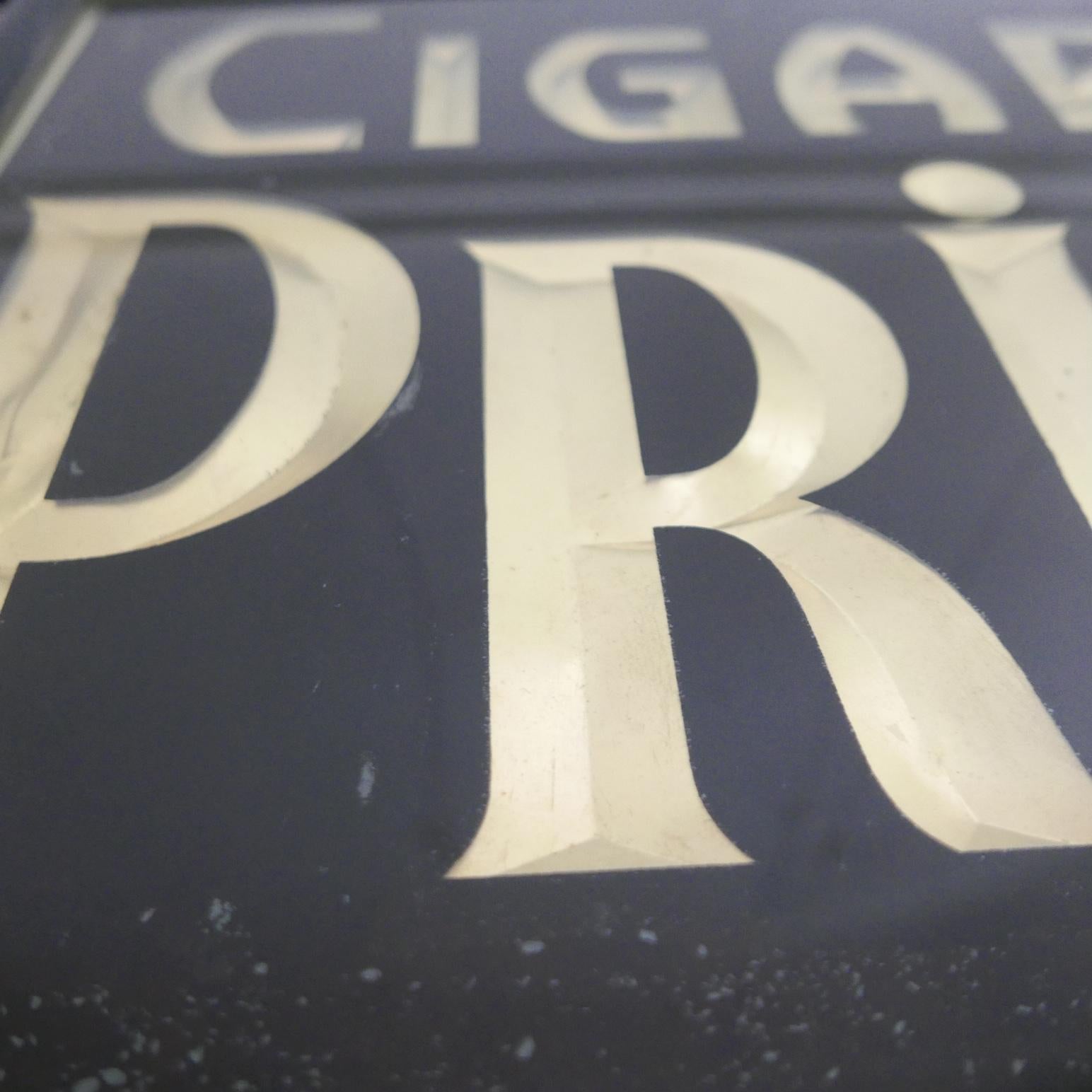 vintage cigar signs