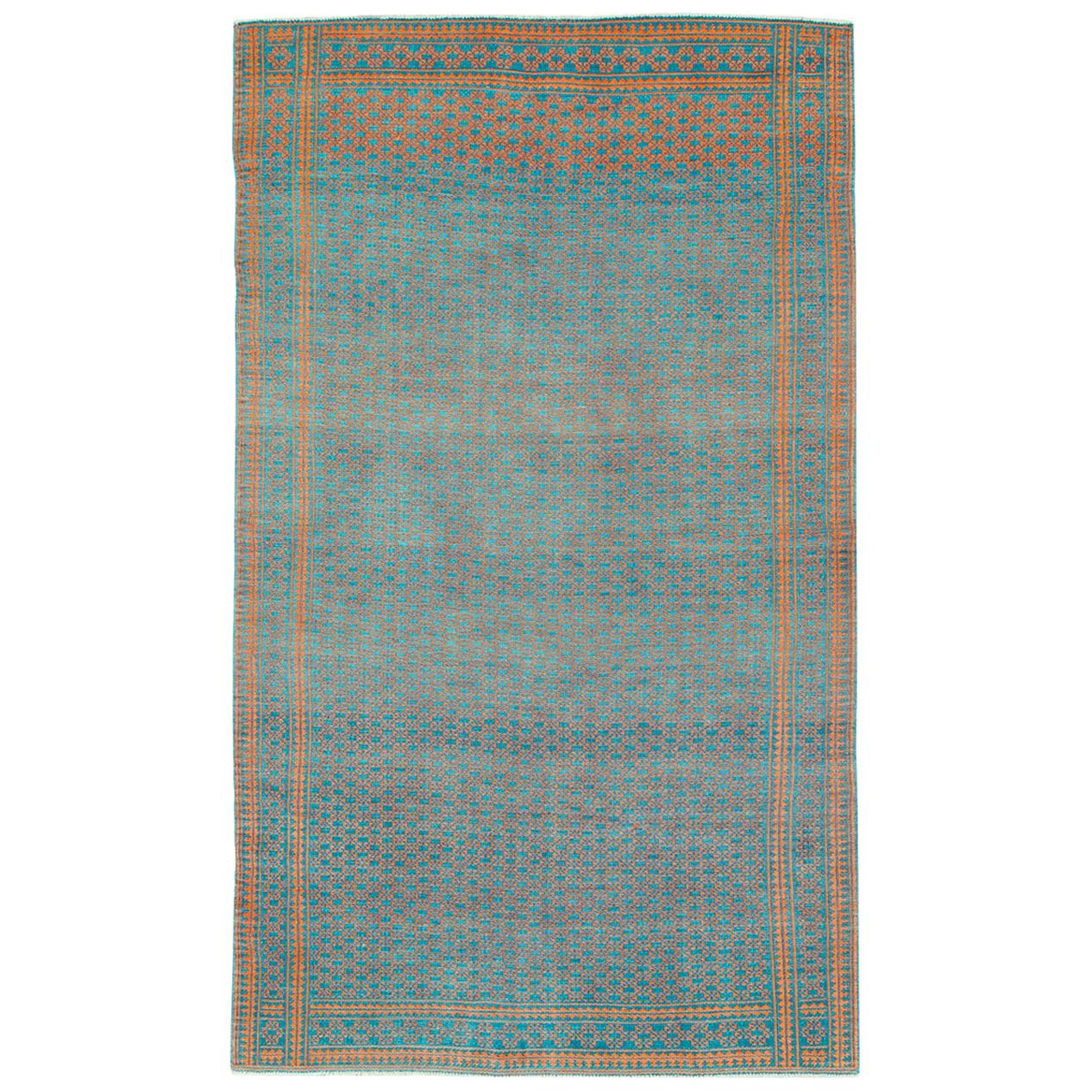 Double-Sided Reversible Mid-20th Century Persian Flat-Weave Kilim Accent Rug
