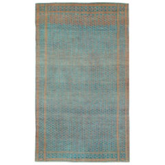 Tapis d'accent Kilim Persan du milieu du 20e siècle à tissage plat réversible double face