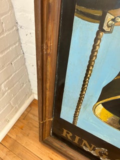 Double-Sided "Ring O' Bells" Hand Painted Metal English Pub Sign