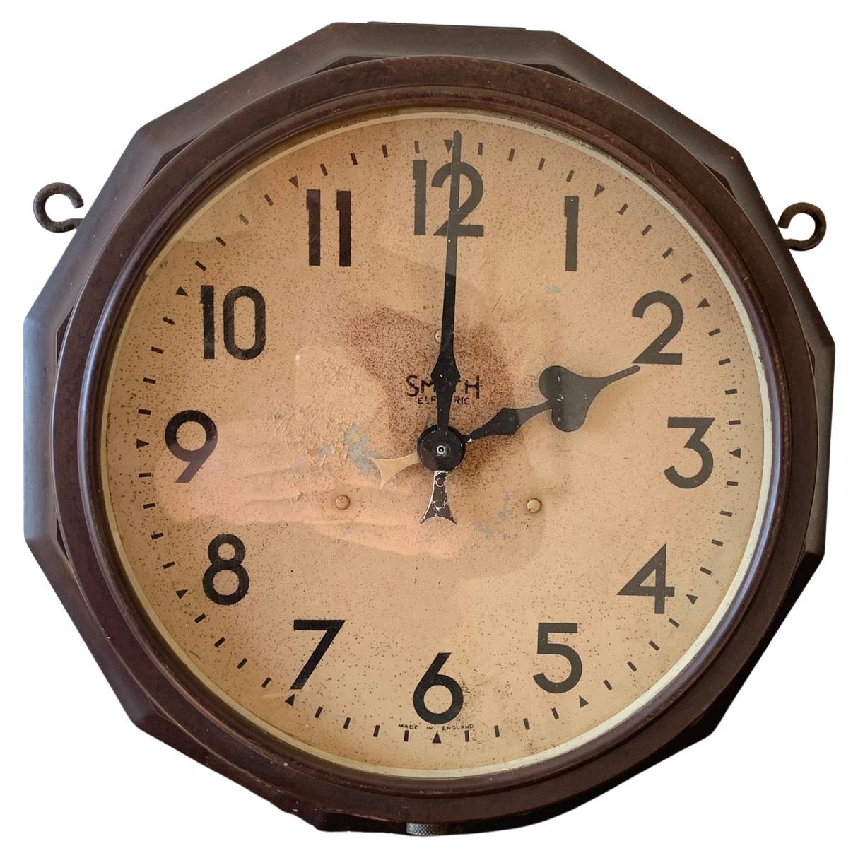 Horloge de station Smith double face en vente