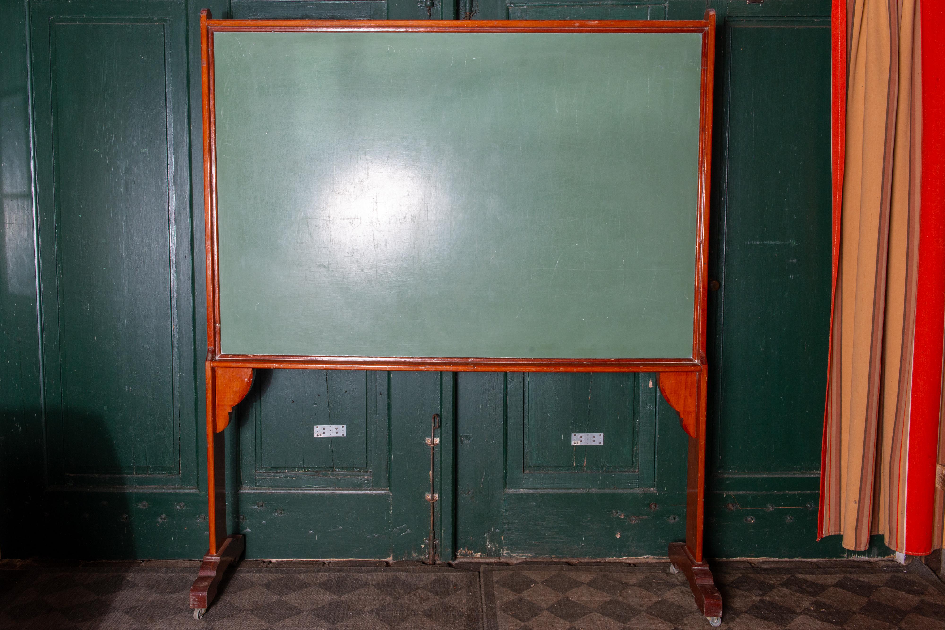 Double Sided Standing Dutch Chalk Board In Good Condition For Sale In Stamford, CT