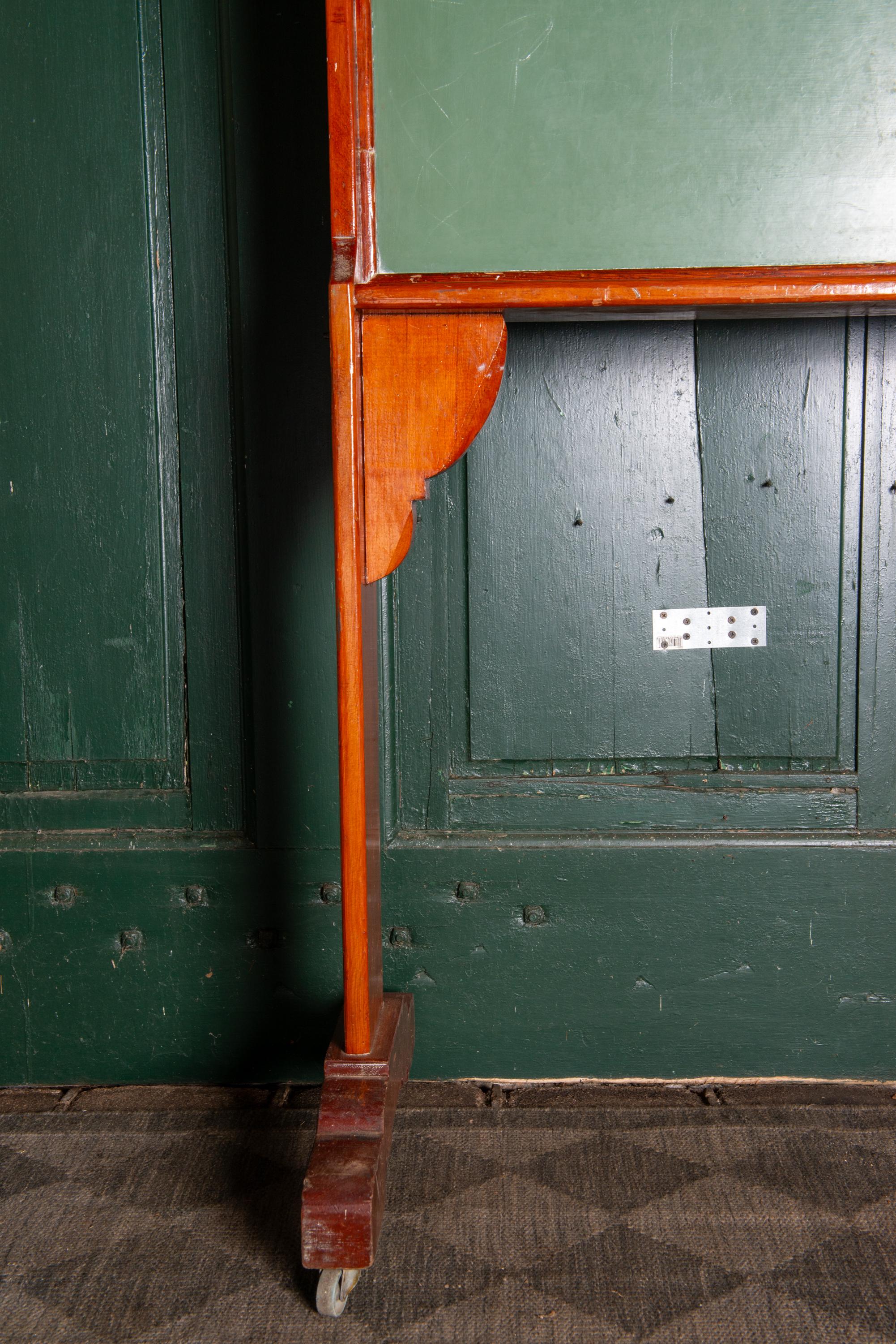 20th Century Double Sided Standing Dutch Chalk Board For Sale