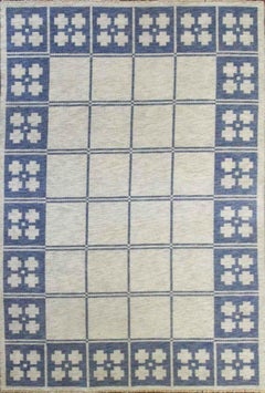 Double Sided Swedish Kilim Rug, 5' x 7'5"