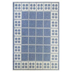 Double Sided Swedish Kilim Rug, 5' x 7'5"