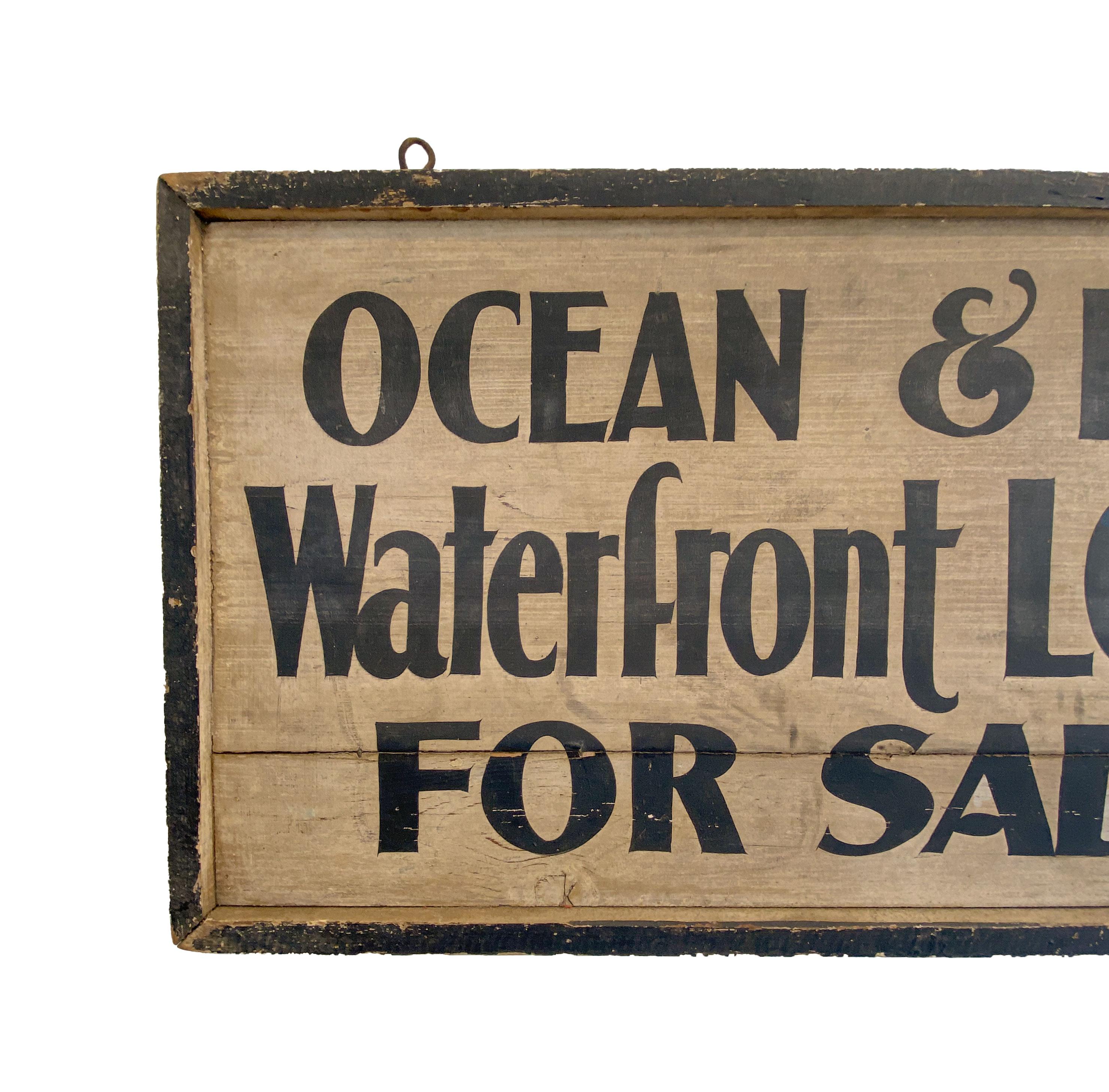 Folk Art Double Sided Trade Sign 