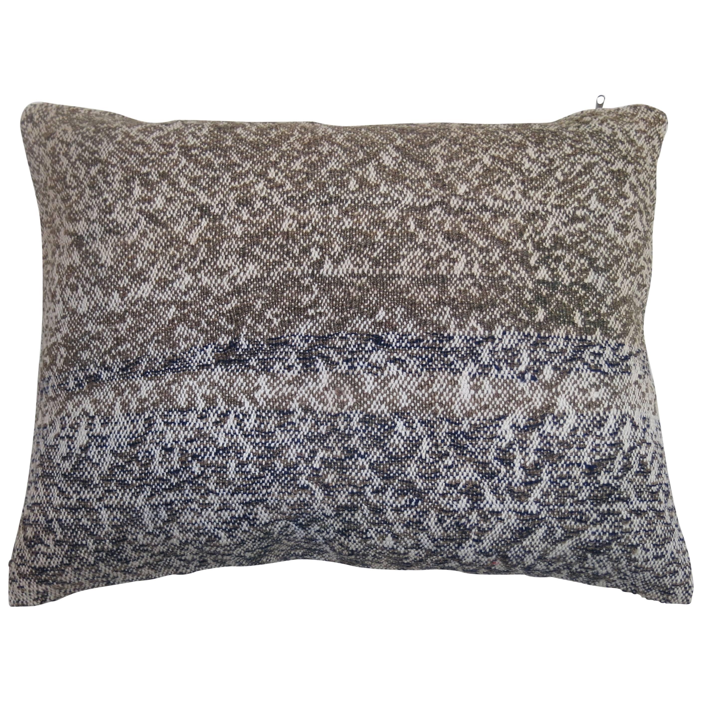 Modern Double Sided Turkish Kilim  Pillow For Sale
