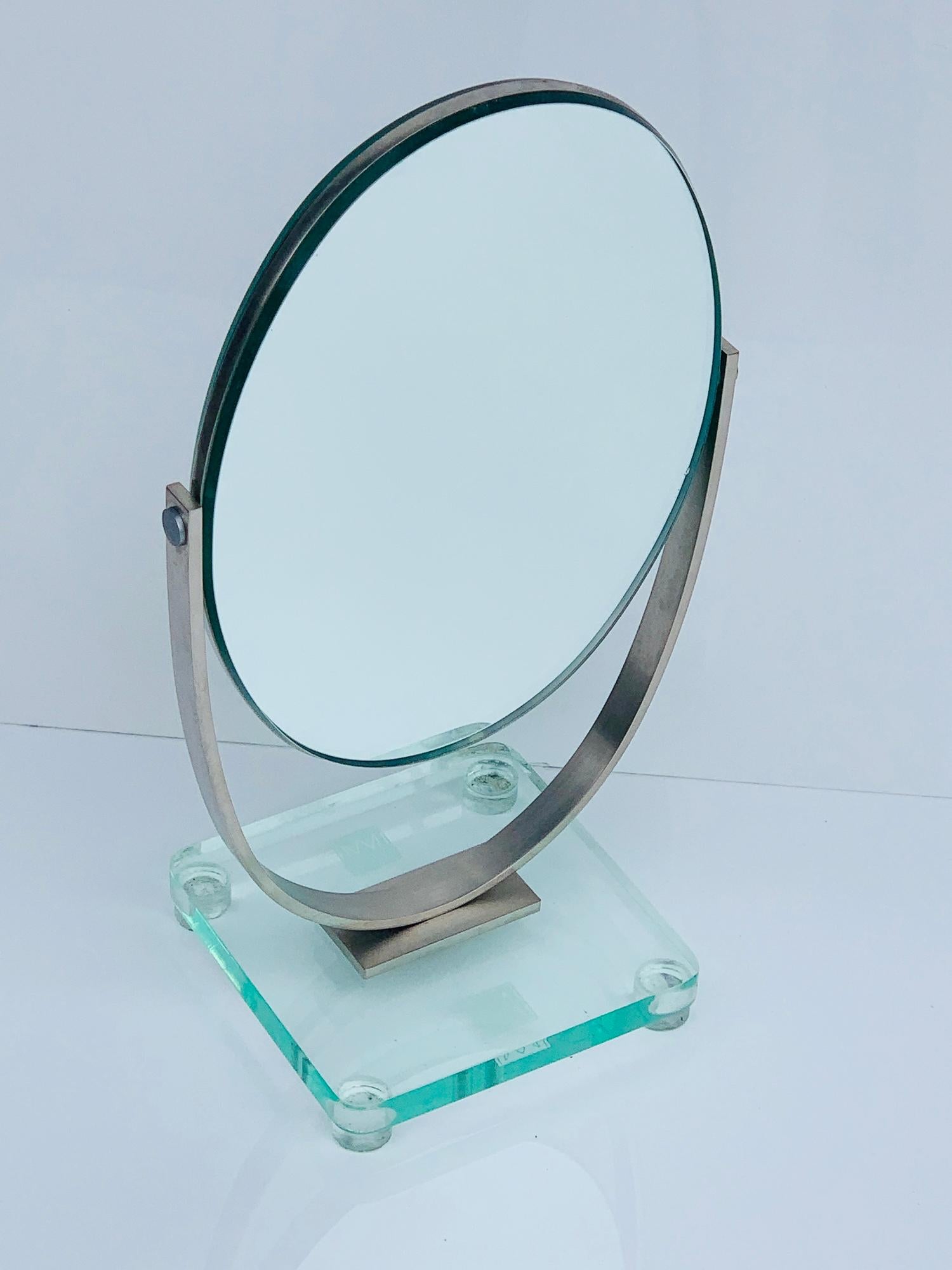 Double Sided Vanity Mirror by Charles Hollis Jones For Sale 7