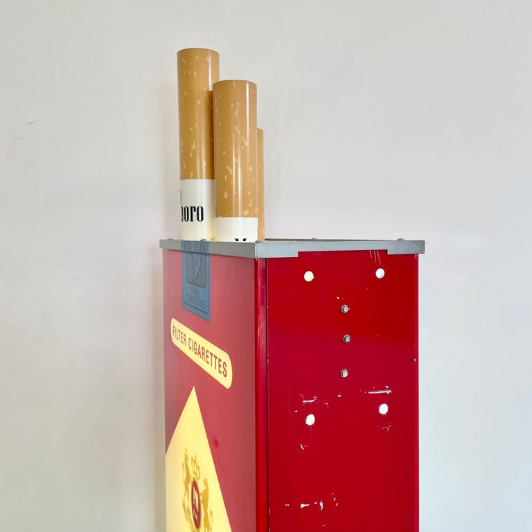 Double Sided Vintage Marlboro Light Up Cigarette Pack, 1990s USA at 1stDibs 