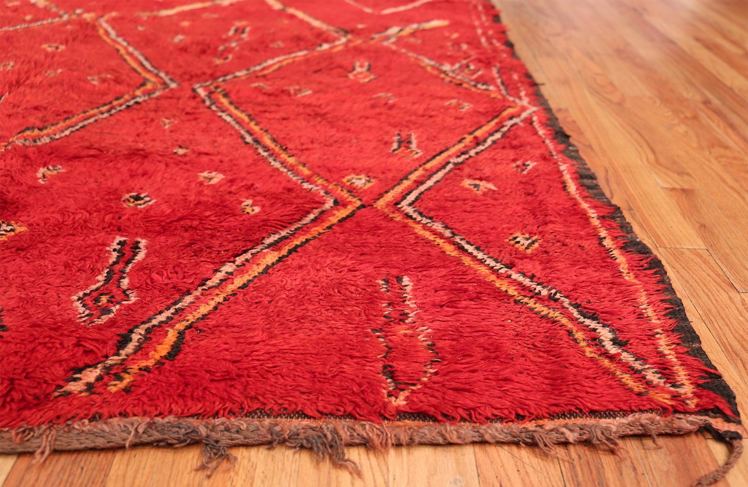 Double-Sided Vintage Moroccan Rug 1