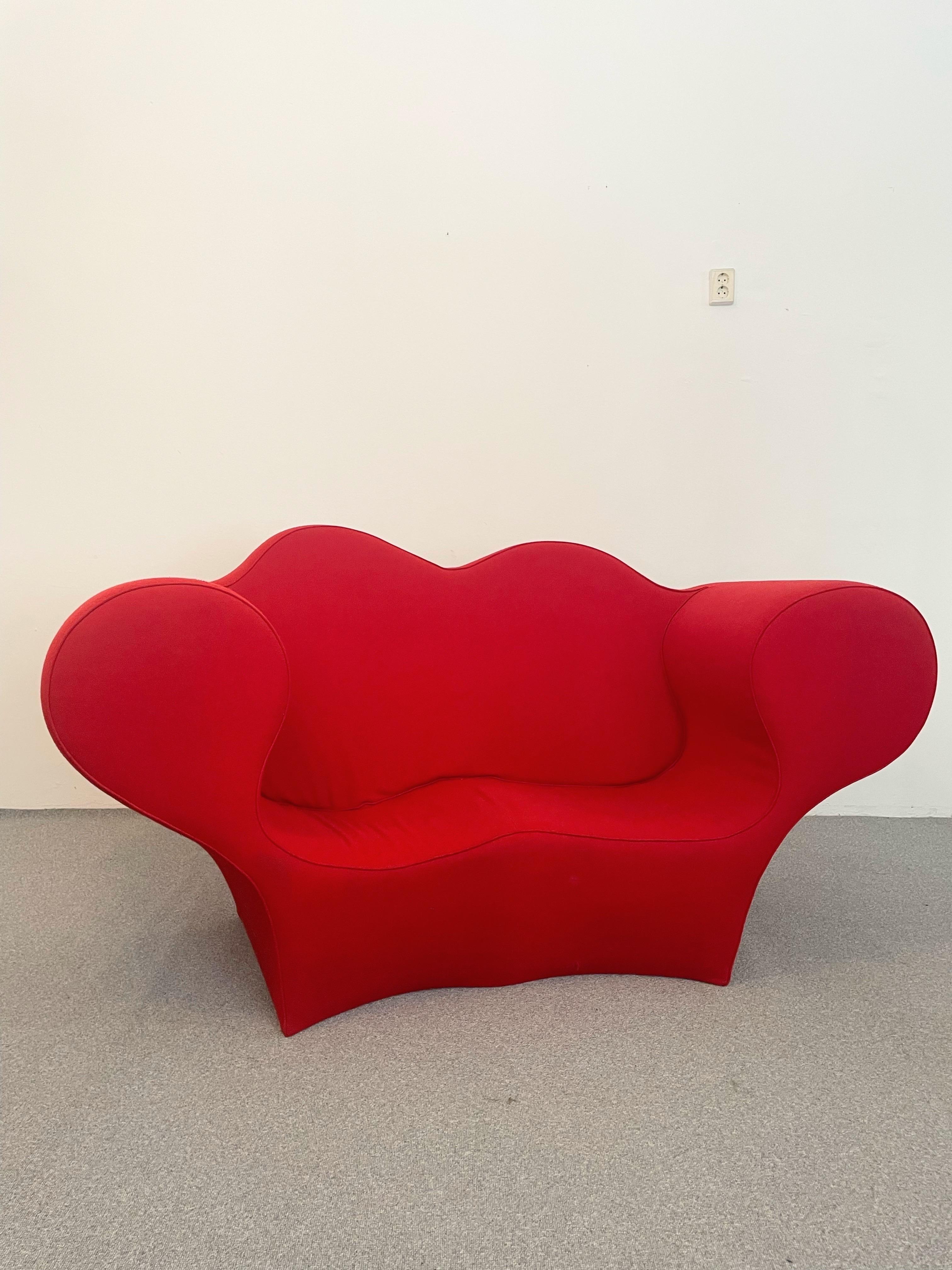Double Soft Big Easy Sofa by Ron Arad, 1991 Moroso, Italy In Fair Condition For Sale In Debrecen-Pallag, HU