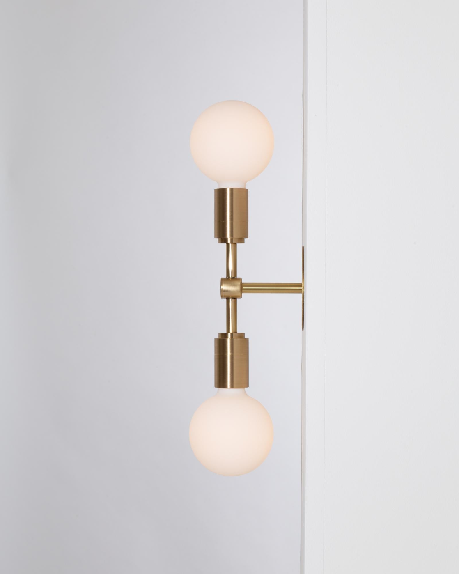 Double Sphere Flush Mount Wall Light Sconce For Sale 3