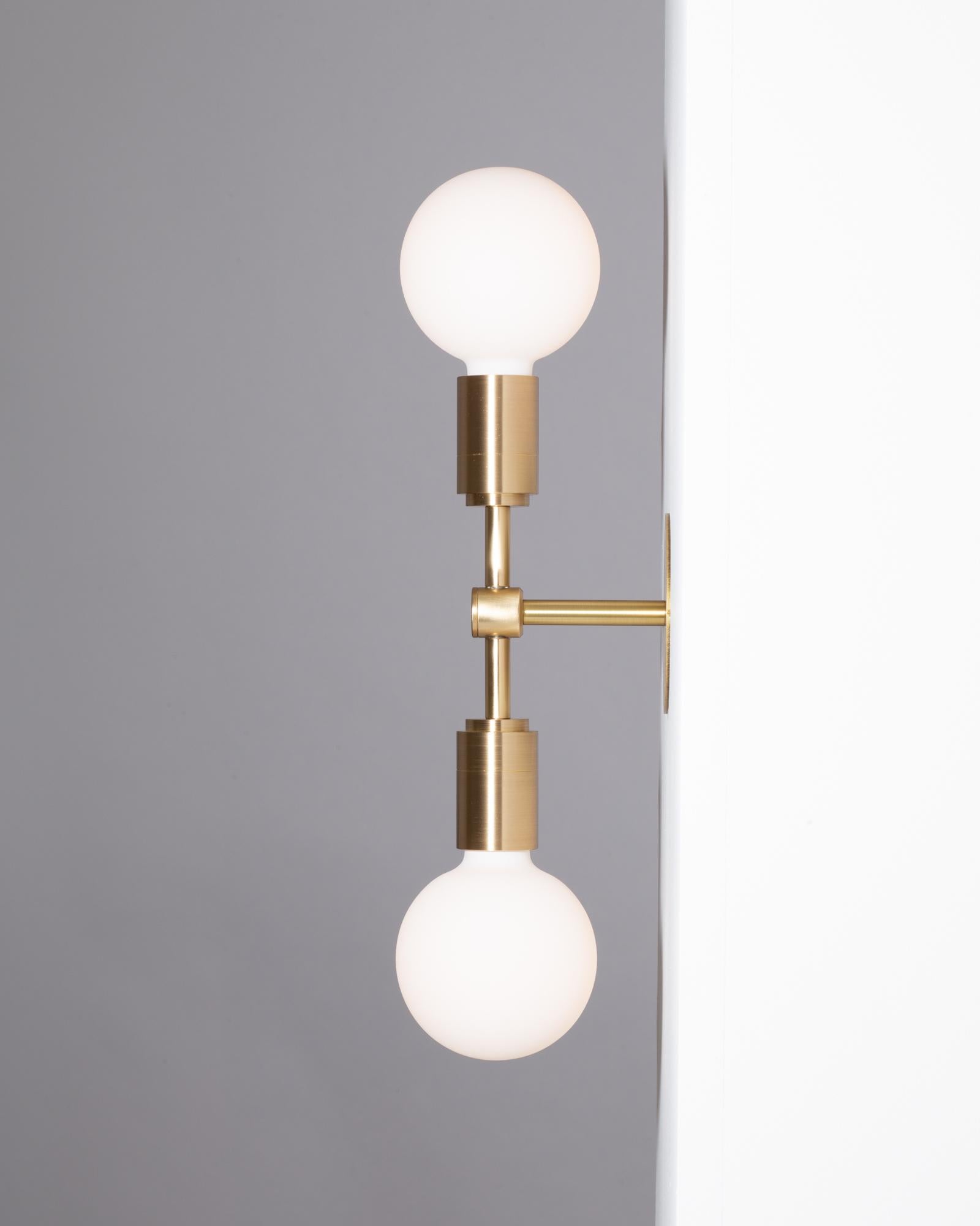 Double Sphere Flush Mount Wall Light Sconce For Sale 4