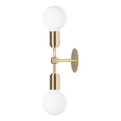 Double Sphere Flush Mount Wall Light Sconce