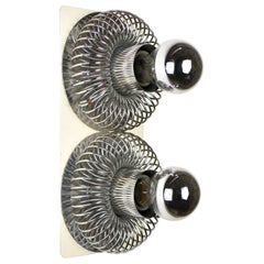 Double spring wall light by Andrea Lazzari for Morosini, Italy, 1960s