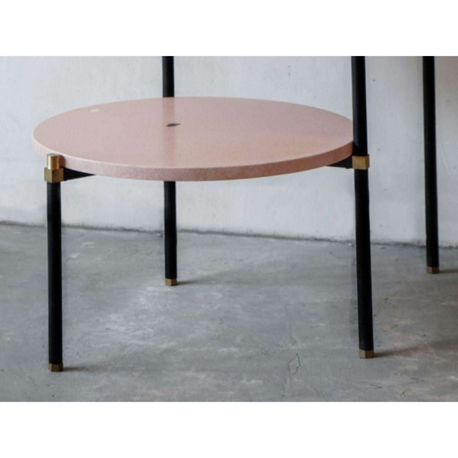 Postmoderne Table basse à doubles pieds 40, 4 pièces par Contain en vente
