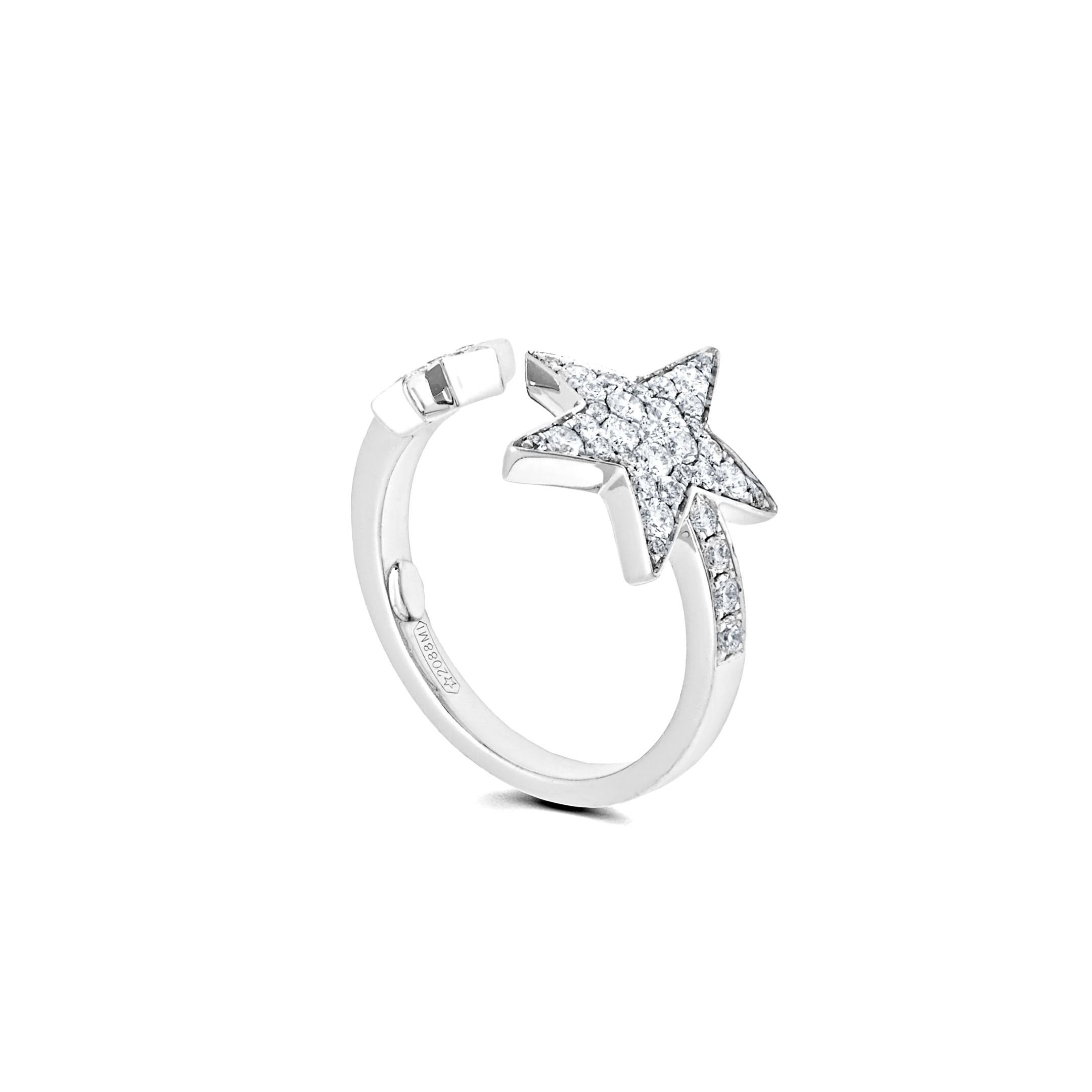 Round Cut Double Star Ring For Sale