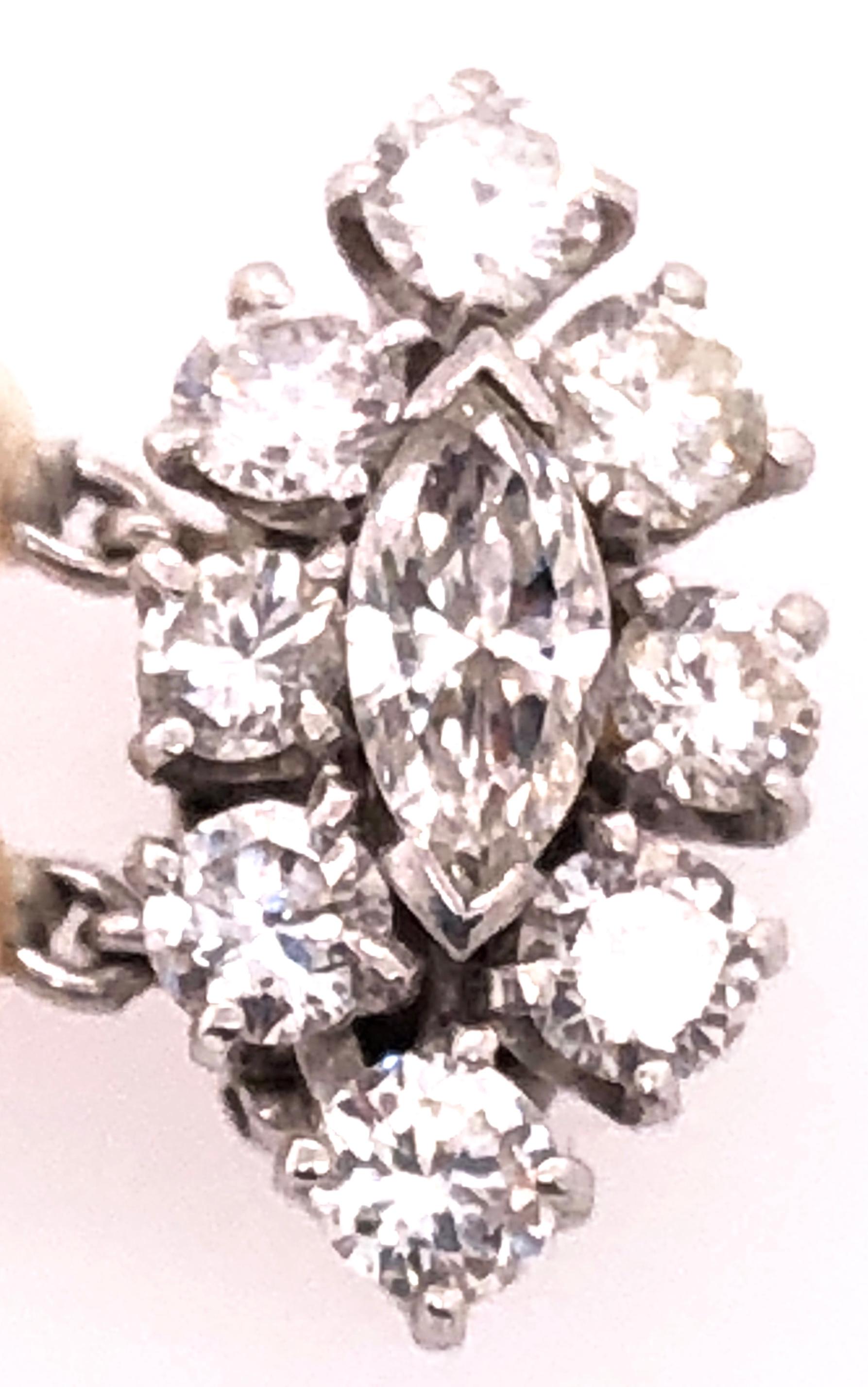 Bracelet à double rang de perles de culture et de diamants, grand pendentif en diamants 1,20 TDW Bon état - En vente à Stamford, CT