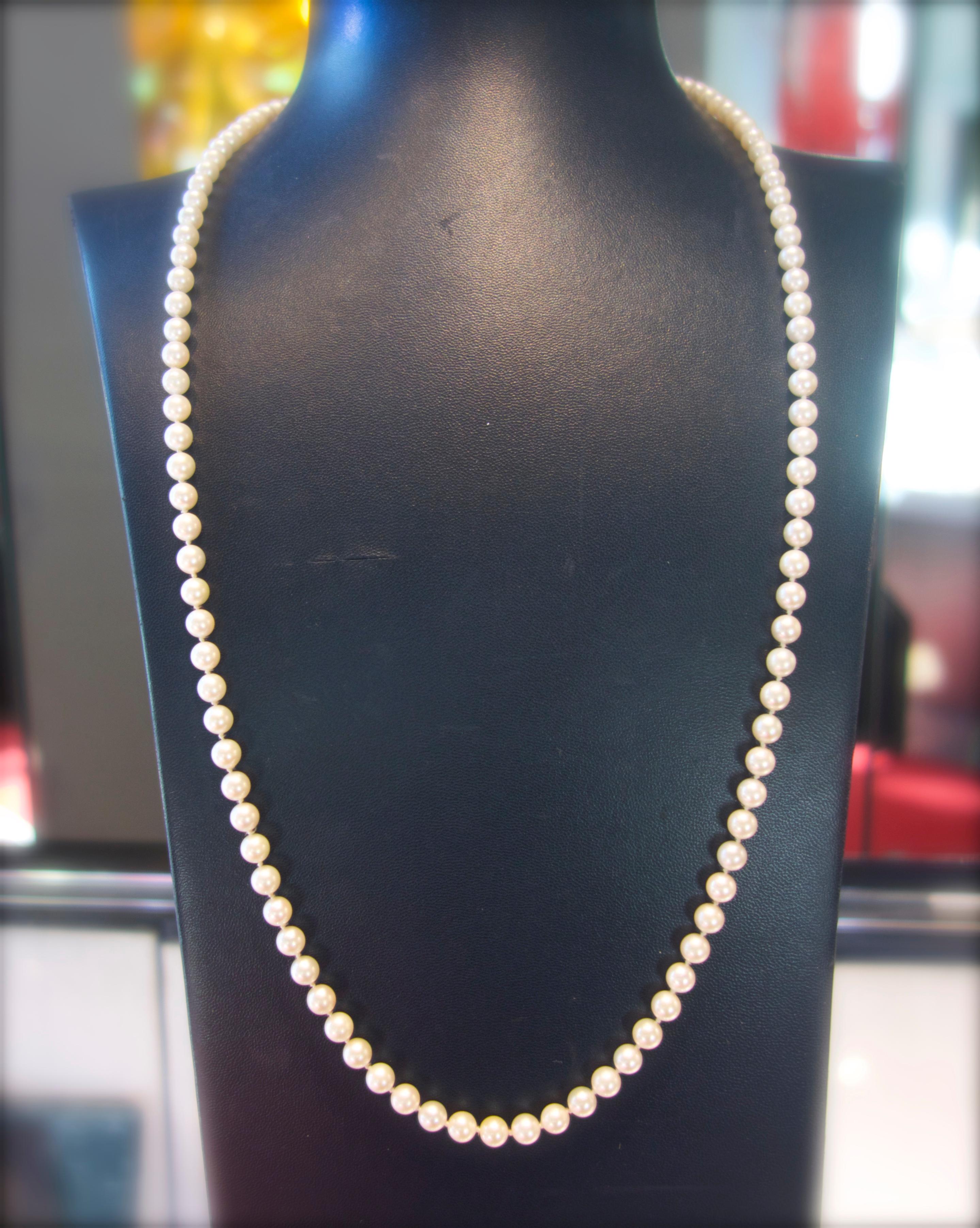 Double Strand of Fine Cultured Akoya Pearls 2