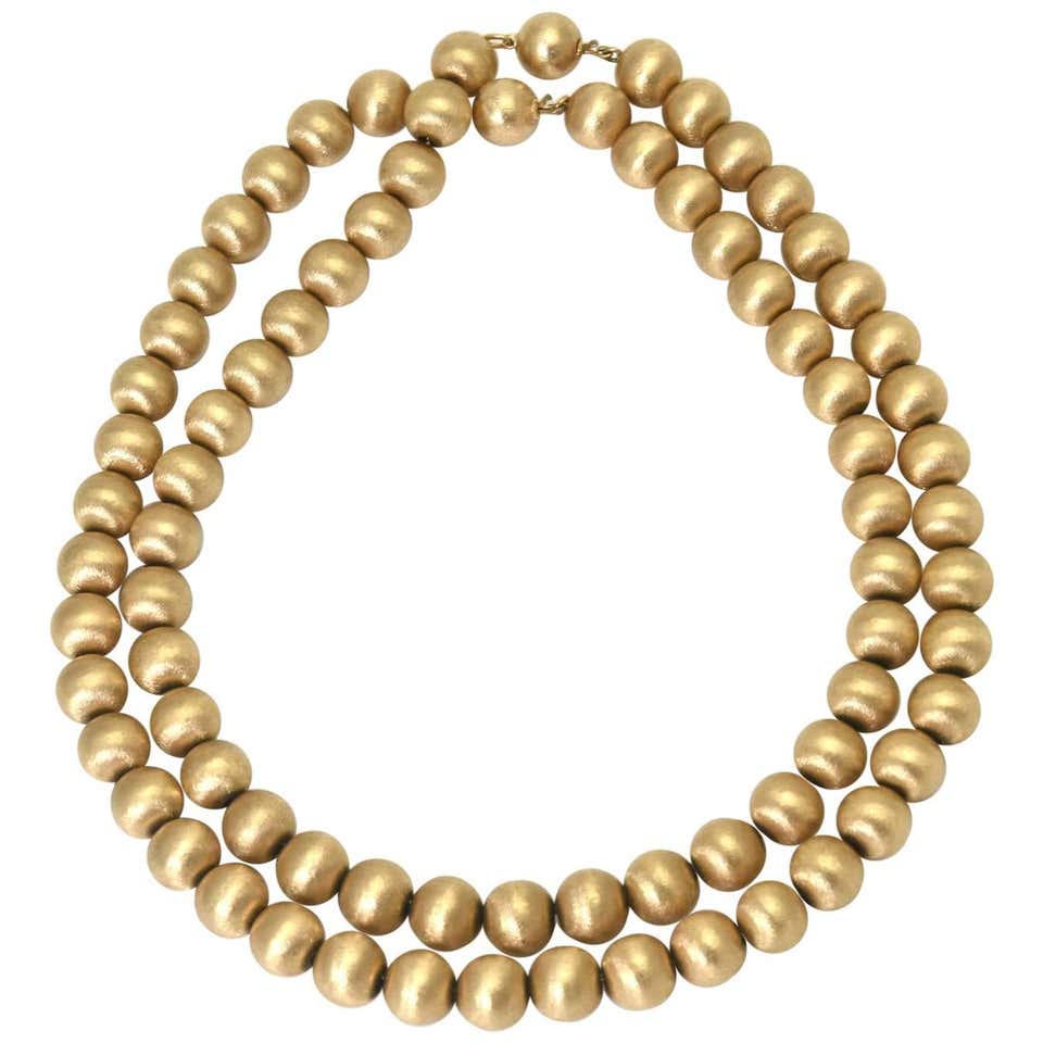 Double strand beaded necklace Outlet