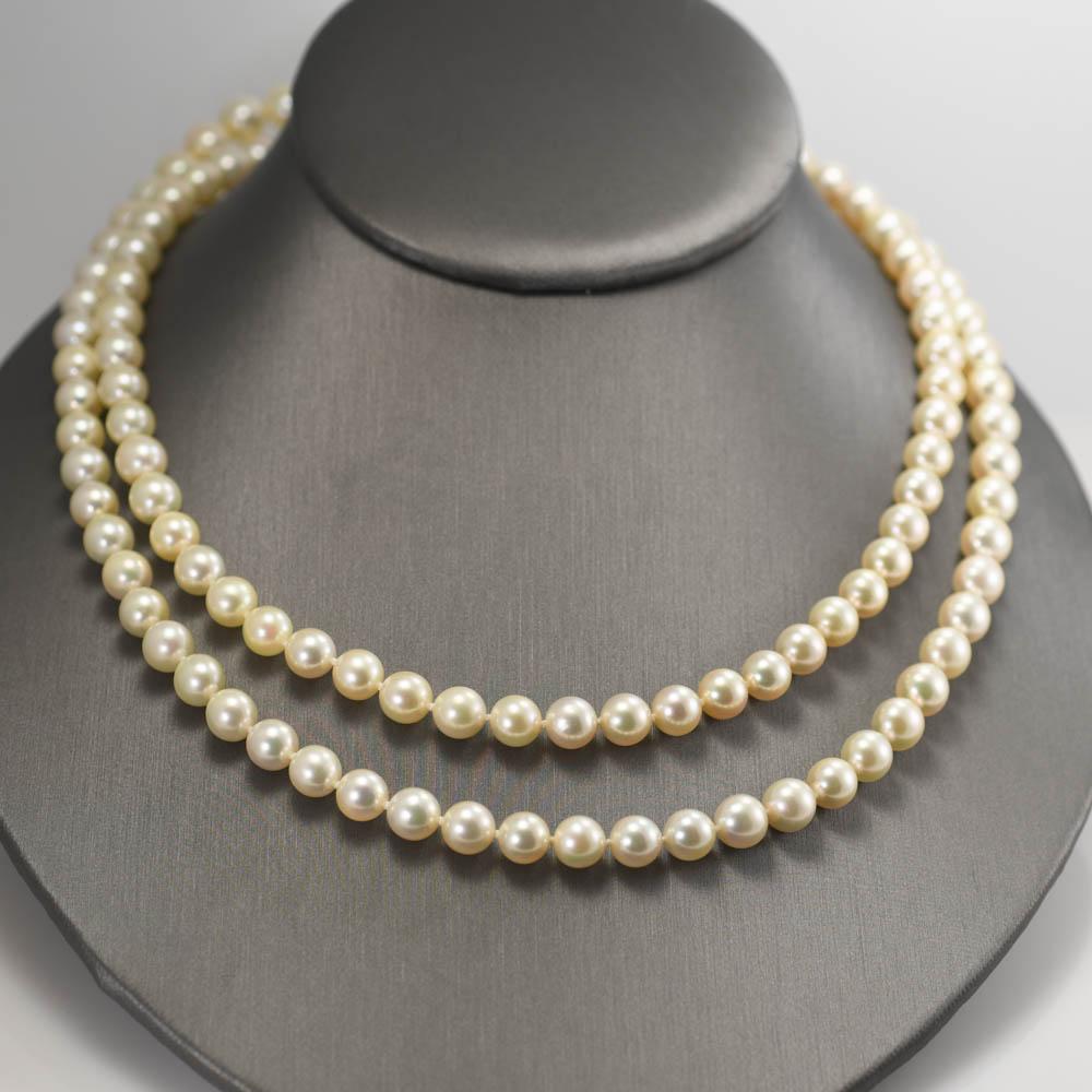 Collier de perles à double rang 22